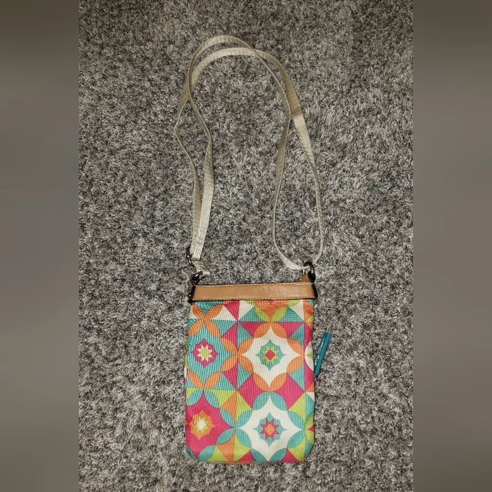 Lily Bloom| Colorful Geometric Pattern Crossbody Bag